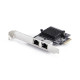 StarTech.com Tarjeta de Red Ethernet PCI Express de 2 Puertos Gigabit 5G